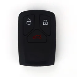 888 CAR ACCESSORIES Silikonska navlaka za ključeve crna Audi