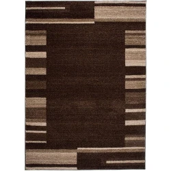 Chemex Preproga Sari Moderno S Skandinavskimi Vzorci 3438A Rjava 60x100 cm