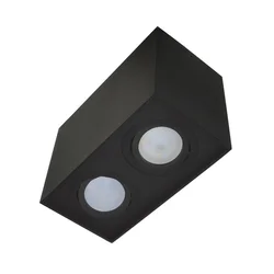 Spot svetiljka SIROCO 2xGU10/30W/230V crna