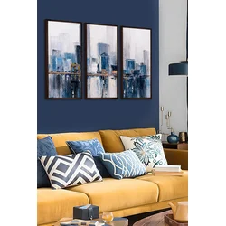 WALLXPERT Dekorativna uramljena MDF slika (3 komada) Artsmdfdkset6