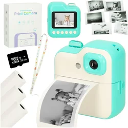 Northix Instant kamera za otroke 1GB 24mpx zelena