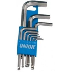 UNIOR Set imbus ključeva loptastih na plastičnom držaču 220/3 sph dimenzije 1.5-10 9/1