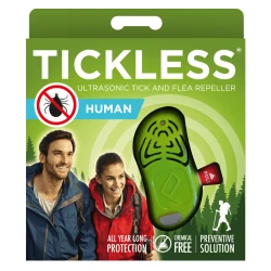 TICKLESS® HUMAN Ultrazvočni repelent proti klopomin bolham za ljudi, zelen