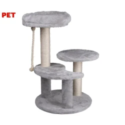 PET COMFORT Stub za grebanje za mačke sivi 40 × 40 × 62 cm