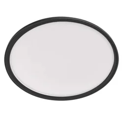 LED plafonsko svetlo FLORI LED/18W/230V 4000K crno, prečnika 29 cm