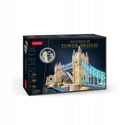 shumee Cubic FUN 3D sestavljanka Tower Bridge LED 222 kosov - L531h