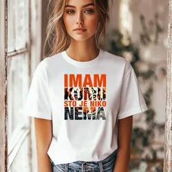 Camiseta Majica sa štampanim printom Cam 310, Ženska, Bela