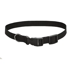 Ovratni trak črne barve 32 - 50 cm