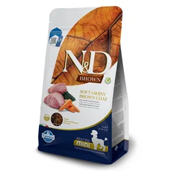 N&D Brown hrana za pse Adult Mini - Lamb, Spirulina & Carrot 2kg