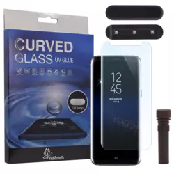 Zastitno staklo UV Glue Full Cover+ lampa za Samsung S8/ G950
