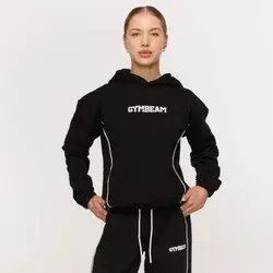 GymBeam Women‘s Varsity Hoodie Black