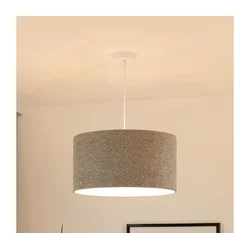 Brilagi - Luster na sajli BOUCLE ROLLER 1xE27/15W/230V prečnik 45 cm siva