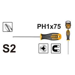 Ingco odvijač Phillips ph1x75 mm ( HS68PH1075 )
