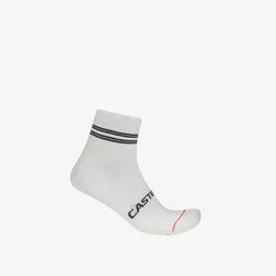 Castelli Nogavice Anima 7 - Bela, S/M