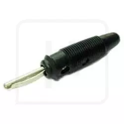 Banana 4mm Hirschmann VQ30 crna