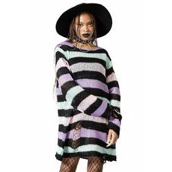 Pulover moška - Pastel Punk Knit - KILLSTAR - KSRA006204