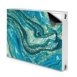 tulup.si Pokrov radiatorja Modra abstrakcija 80x60 cm