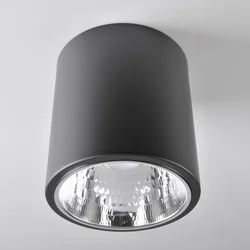 Spot svetiljka JUPITER 1xE27/20W/230V, prečnik 9,8 cm, crna