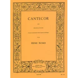 BUSSER:CANTECOR POUR COR EN FA ET PIANO