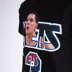 Dražen Petrović #3 New Jersey Nets Mitchell & Ness Photo majica