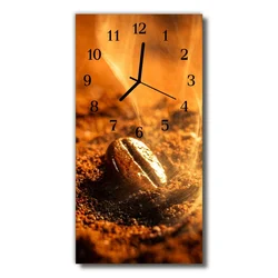 tulup.si Steklena navpična ura Kuhinja kava varijo rjava 30x60 cm