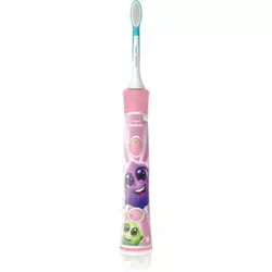 PHILIPS sonična električna četkica za zube za djecu s bluetooth Sonicare For Kids 3+ (HX6352/42), pink
