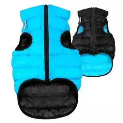 AiryVest jopič za pse - ČRNA-MODRA S 30