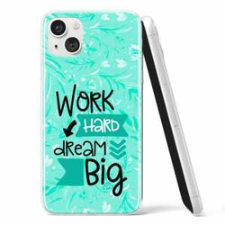 Silikonska Maskica - Work hard, dream big - OM22