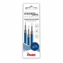 Pentel vložek za roler gel BLN75, moder, 3/1