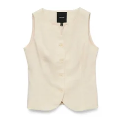 VERO MODA Telovnik VMABRIL pesek