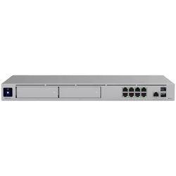 Ubiquiti rack-mount Cloud Gateway with 10 Gbps performance, multi-WAN load balancing, and two NVR drive bays designed for large-scale, multi-application UniFi sites - UDM-PRO-MAX-EU