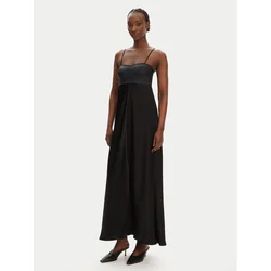 PINKO Večerna obleka Anymore 104844 A2BV Črna Regular Fit