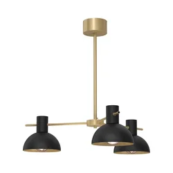 Luster na šipci ESTATE MINI 3xE27/15W/230V crna