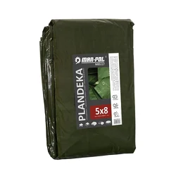 Zaščitna ponjava 5x8m debela zelena 120g/m2 66010