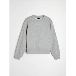 Sinsay - Crewneck duks sa ukrasnim cirkonima - svetlo siva