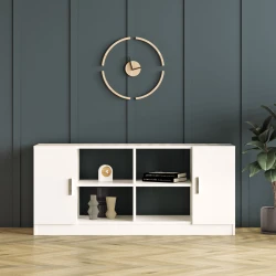 Hanah Home Komoda 139x61,8x46,3cm Bela