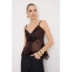 Trendyol Milla ženska bluza Tpraw26Bz00056, braon