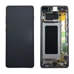 LCD zaslon za Samsung Galaxy S10 Plus - črn - OEM - AAA kakovost