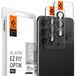 Spigen Optik Pro Camera Samsung Galaxy S23/S23+ 2pcs black (AGL05962)