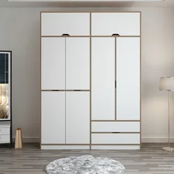 Hanah home Ormar Elina 185x253x52cm Belo-Bež