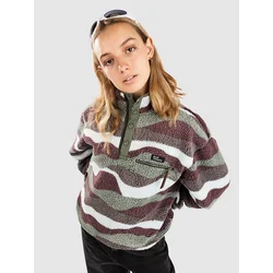 Blue Tomato Wavy Polar Teddy Fleece Jacket moss waves