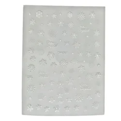 LK - Nalepnice za nokte (DH-060) Snow crystal White