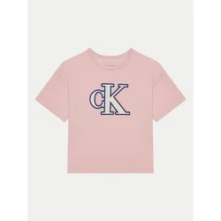 Calvin Klein Jeans Majica IG0IG02806 Roza Boxy Fit