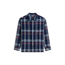 Tommy Jeans Srajca  mornarska / kraljevo modra / rdeča / pegasto bela