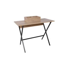 Hanah Home Radni sto Venedik, 100x50x89 cm, Boje hrasta