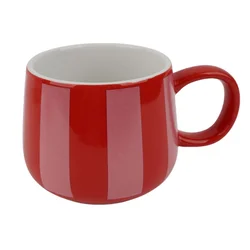 Cute&Cool HOME dekorativna šolja crvena 330ml