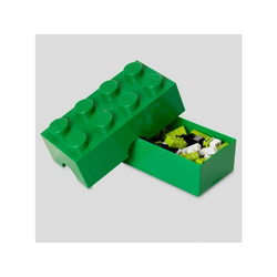 LEGO KUTIJA ZA ODLAGANJE ILI UŽINU, MALA (8): TAMNO ZELENA