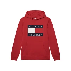Tommy Hilfiger Jopa KS0KS00707 Rdeča Regular Fit