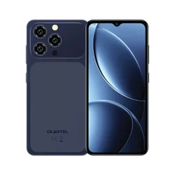 Oukitel c17 4g/quad-core/6.52Hd/128gb/4gb/13m/5mp/5000mah/android 16 blue smart phone 316533