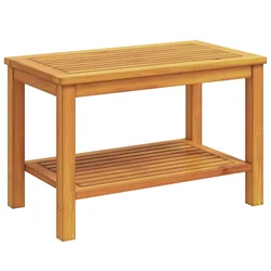 Bocni stol Prirodna nafta 70 x 40 x 45 cm Čvrsto drvo akacije
